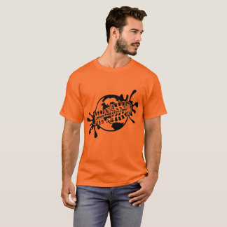 WorkTheEarth Sicherheits-orange Logo T T-Shirt