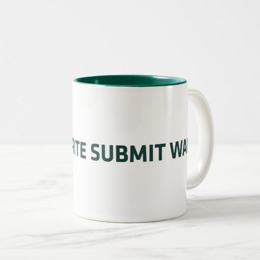 WorkWriteSubmitWait Zweifarbige Tasse (VorderseiteRechts)
