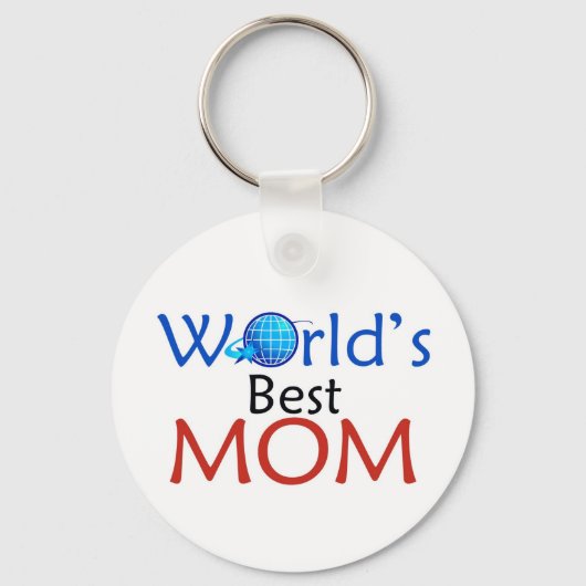 Worl d Best MAMA - Schlüsselanhänger (Vorderseite)