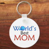 Worl d Best MAMA - Schlüsselanhänger (Vorderseite)