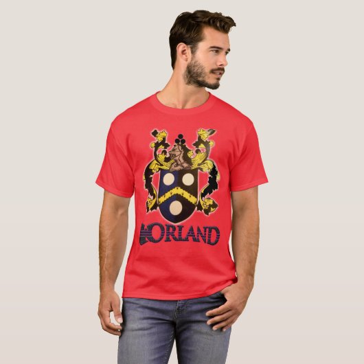 Worland Familienwappen T-Shirt (Vorne ganz)