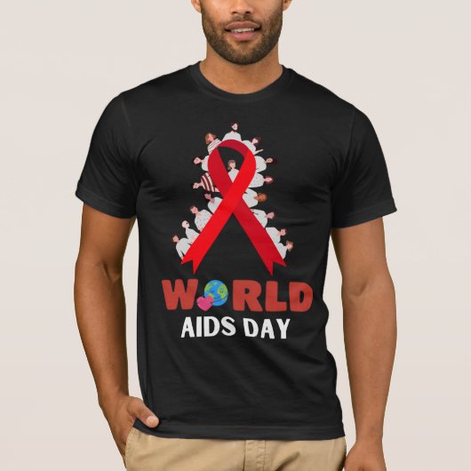WORLD AIDS T-Shirt (Vorderseite)