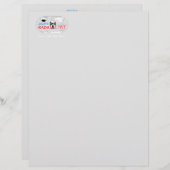 World Amateur Radio Active Briefbogen (Vorne/Hinten)