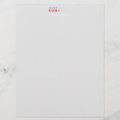 World Amateur Radio Active Briefbogen (Rückseite)