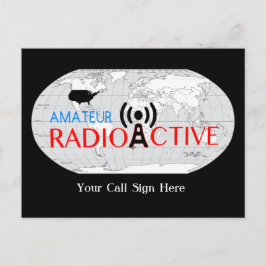 World Amateur Radio Active Postkarte
