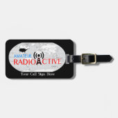 World Amateur Radio Gepäckanhänger (Vorderseite horizontal)