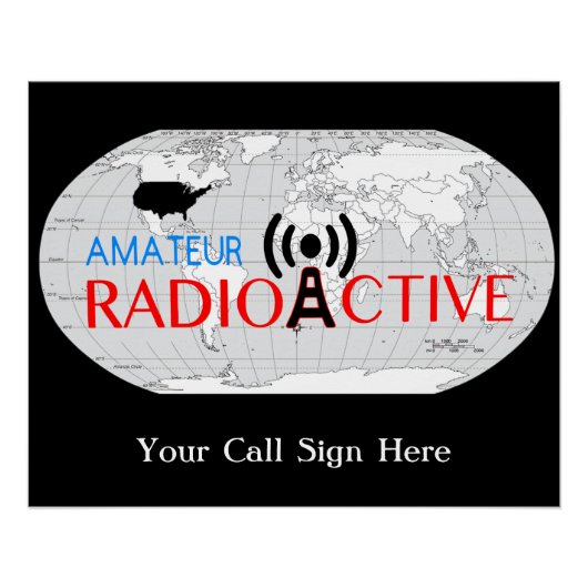World Amateur Radio Poster (Vorderseite)