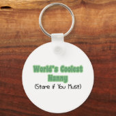 World' das Coole Kindermädchen Schlüsselanhänger (Vorderseite)