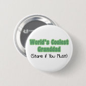 World' s coolster Granddad Button (Vorne & Hinten)