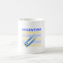 World Argentina Soccer Tasse