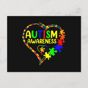 World Autism Awareness 2 April 2022 Shirt Autism C Postkarte