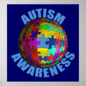World Autism Awareness Poster (Extra Large) (Vorne)