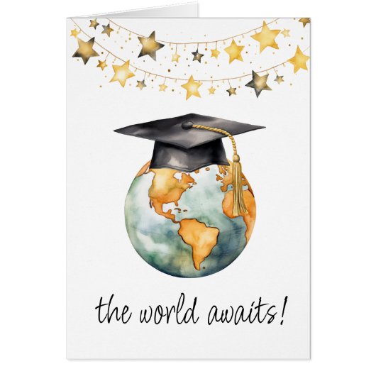 World Awaits Congratulations Graduate Greeting (Vorne)