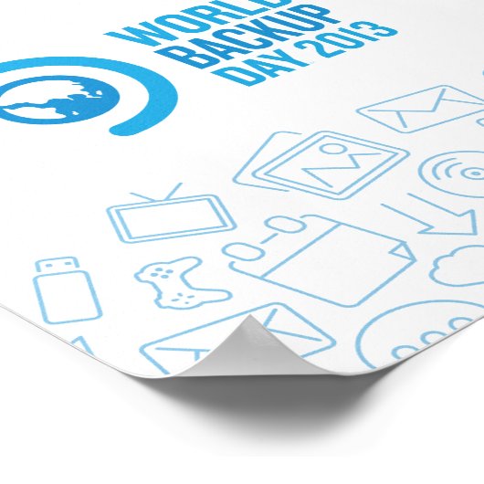 World Backup Day Poster (Ecke)