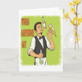 World Bartender Day - Appreciation Day Karte (Gelbe Blume)