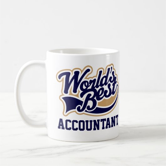 World Best Accountant CPA Geschenk Kaffeetasse (Links)