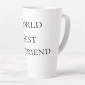 World best boyfriend husband man valentine's day m milchtasse (Rechte Ecke)