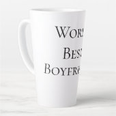 World best boyfriend husband man valentine's day m milchtasse (Linke Ecke)