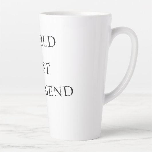 World best boyfriend husband man valentine's day m milchtasse (Rechts)