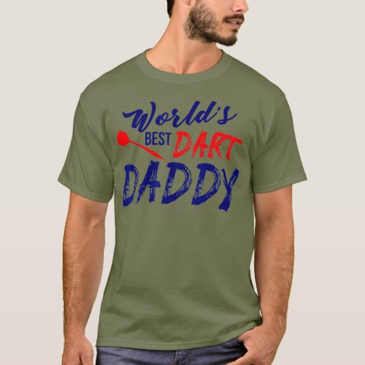 World Best Dart Daddy Sportsman T-Shirt (Vorderseite)