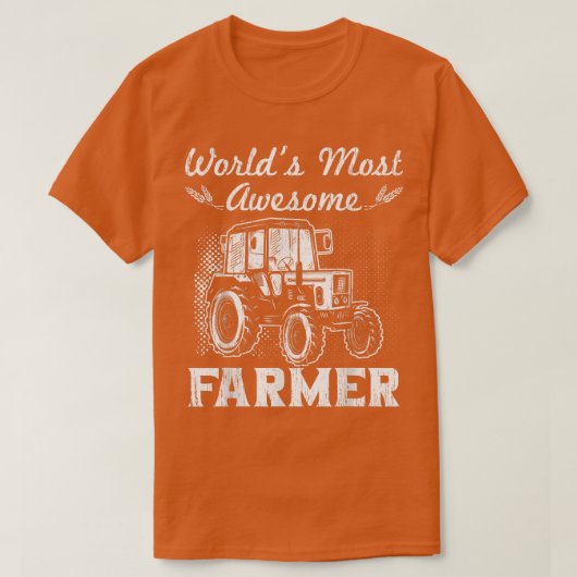 World best farmer  T-Shirt (Design vorne)