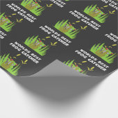 World Best Frog Catcher Gift Lago Amphibien Geschenkpapier (Ecke)