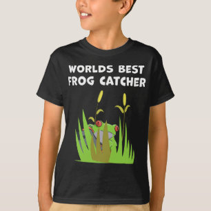 World Best Frog Catcher Gift Lago Amphibien T-Shirt