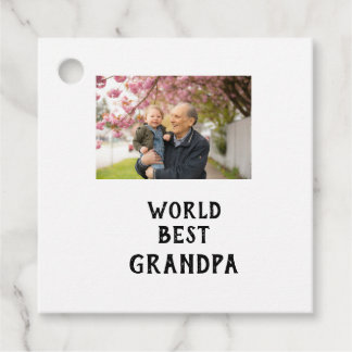 World best Grandpa photo name father's day grandpa Geschenkanhänger