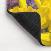 World Best Mama! Mousepad Spring Daffodische Blume (Ecke)