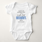 'World Best Mommy' 1. Mother's Day Keepake Baby Baby Strampler (Vorderseite)