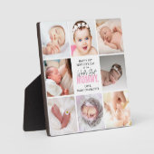 'World Best Mommy' 1. Mother's Day Keepake Fotoplatte (Vorderseite)