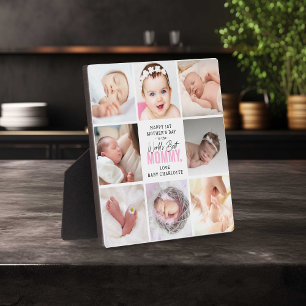 'World Best Mommy' 1. Mother's Day Keepake Fotoplatte