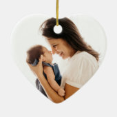 'World Best Mommy' 1. Mother's Day Keepake Keramik Ornament (Hinten)