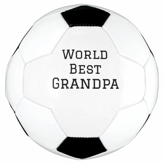 World Best Opa hinzufügen Namen Text Sport Text ei Fußball (Vorderseite)