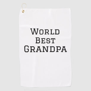 World Best Opa hinzufügen Namen Text Sport Text ei Golfhandtuch