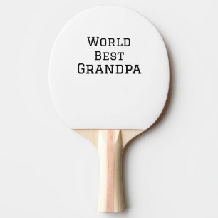 World Best Opa hinzufügen Namen Text Sport Text ei Tischtennis Schläger