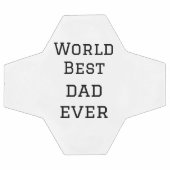 World Best Papa jemals Fett Name Text Sport Text Fußball (Flach)