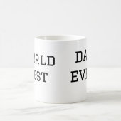 World Best Papa jemals Fett Name Text Sport Text Kaffeetasse (Mittel)