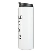 World Best Papa jemals Fett Name Text Sport Text Thermosbecher (Nach rechts gedreht)