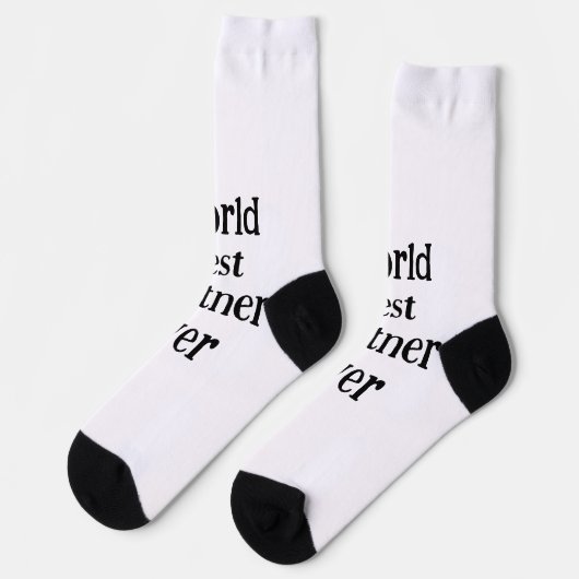 World best partner ever valentine's day lover gf  socken (Linkes Detail)
