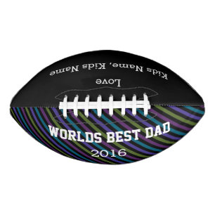 World Best Vater, Customizable Football Gift,