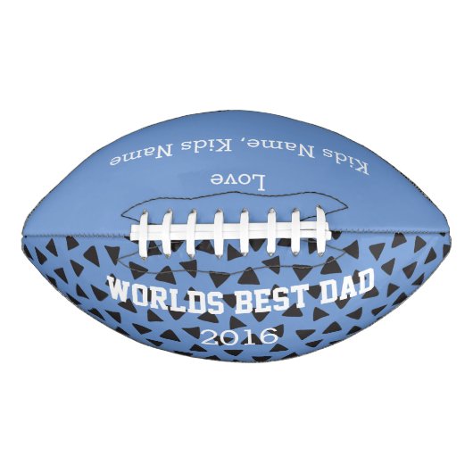 World Best Vater, Customizable Football Gift, (Vorderseite)