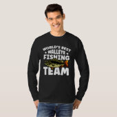 World best Walley Fishing Team Father Day T-Shirt (Vorne ganz)