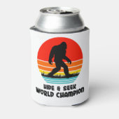 World Big Foot versteckt und sucht Dosenkühler (Kanne Rückseite)