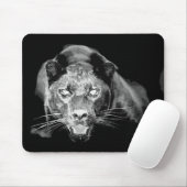 World Black Jaguar Cat Eyes Mousepads (Mit Mouse)