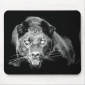 World Black Jaguar Cat Eyes Mousepads (Vorne)