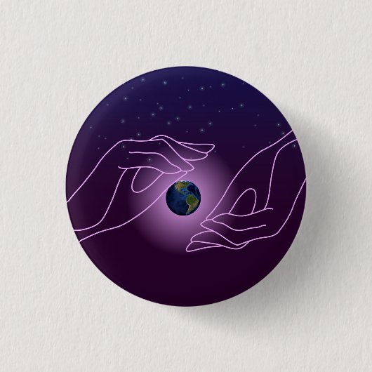 World Button (Vorderseite)