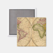 World by Worcester Magnet (Vorderseite/Rückseite)