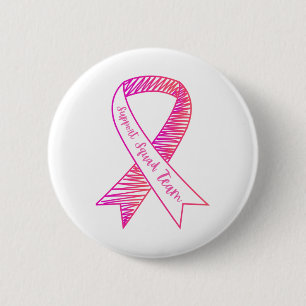 World Cancer Day Support Squad Team Brustkrebs Button
