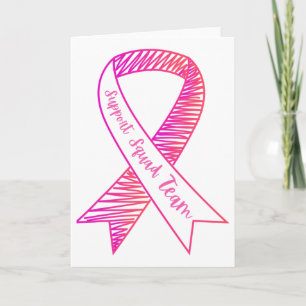 World Cancer Day Support Squad Team Brustkrebs Karte